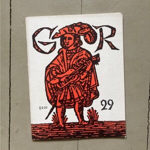 1966 Guitar Review Magazine Medieval Music Classical Guitar Woodcut